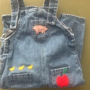 Baby Boden 12-18 Farm Overalls